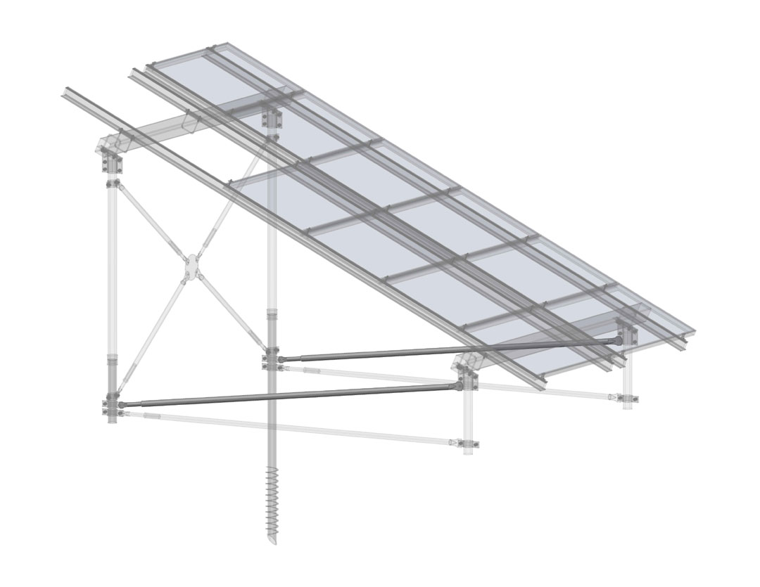 Diagonal Wind Brace and Insert