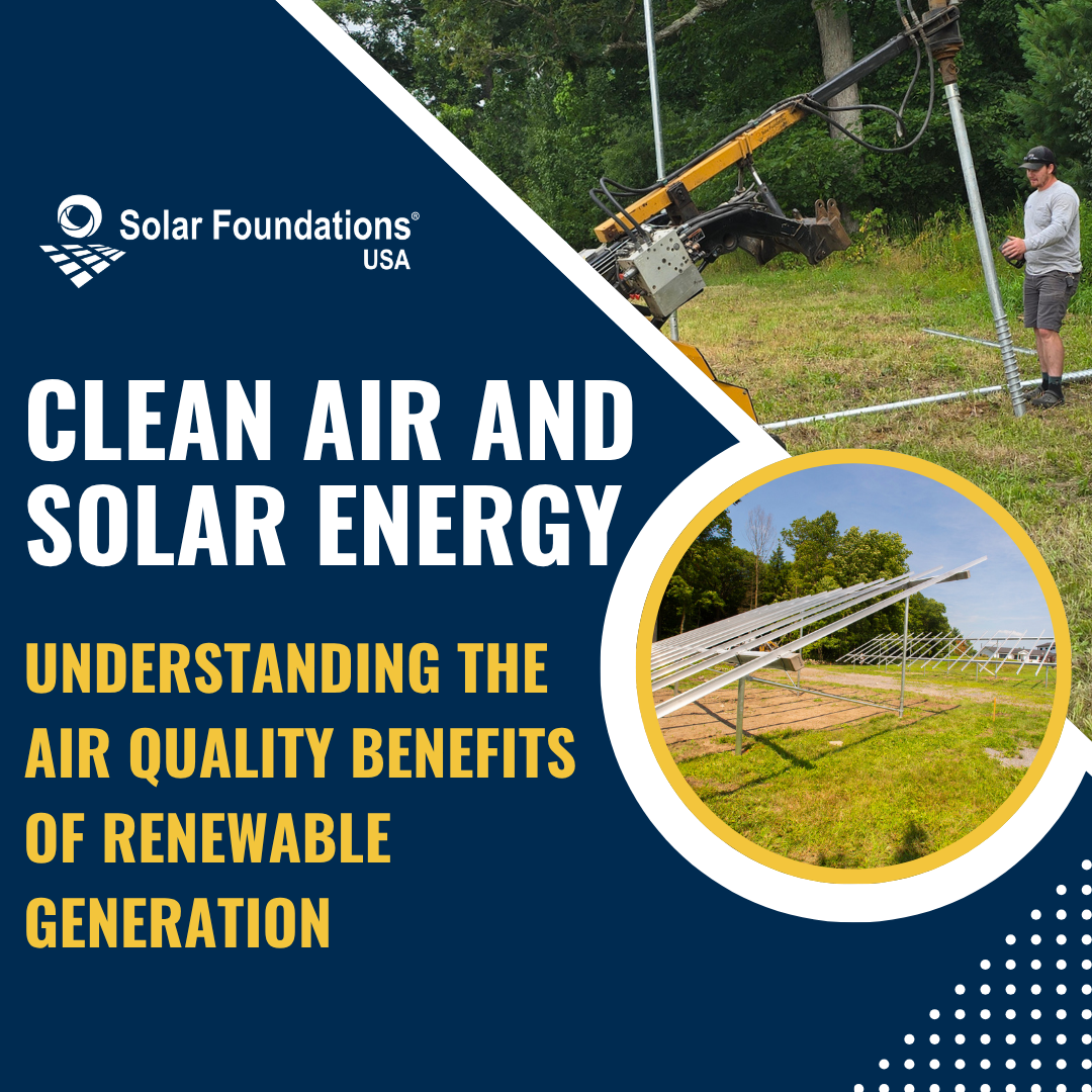 Clean Air and Solar Energy: Understanding the Air Quality Benefits of Renewable Generation